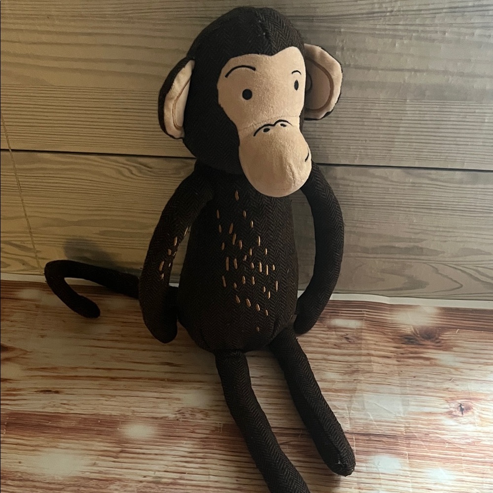 Pillowfort Brown and Tan Monkey Accent Pillow Plush